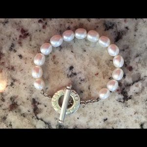 Tiffany & Co. Pearl bracelet with sterling